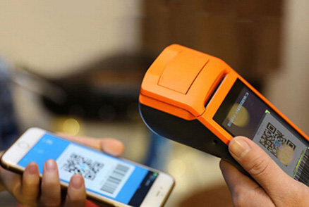 Rakinda S4 Mobile POS barcode scanner using for shopping centers 5c9ec0efb74d4.jpg